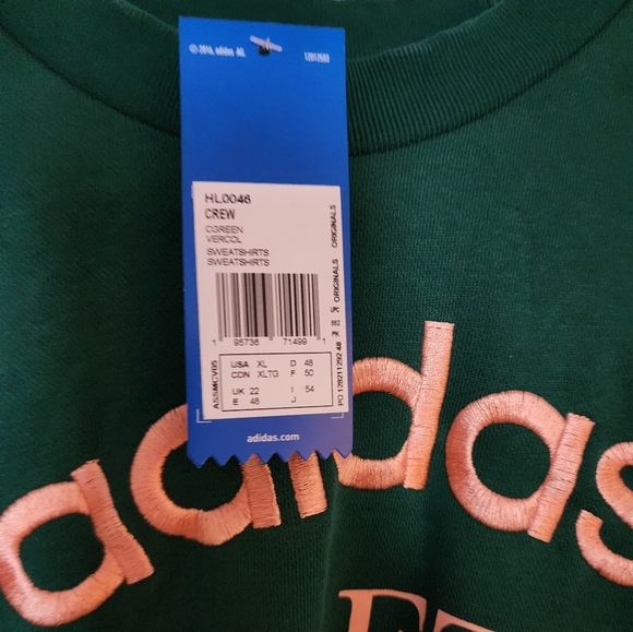 adidas Originals Retro Luxury Crew Sweatshirt new with tags - Picture 7 of 7